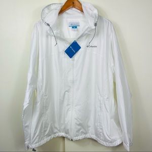 Columbia NWT Performance Zuma Stack II Jacket. Lightweight. Bright White 3X